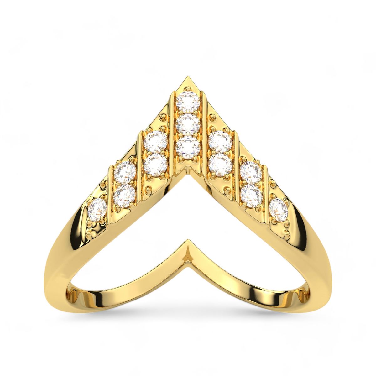 Studded Aurora Ring