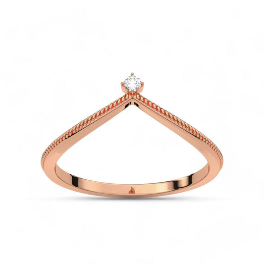 Solitaire Aurora Ring