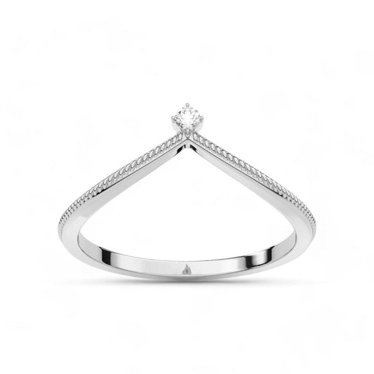 Solitaire Aurora Ring