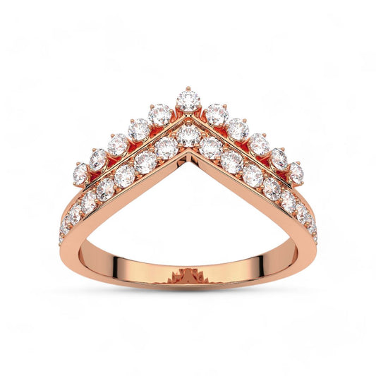 Double Tiered Aurora Ring