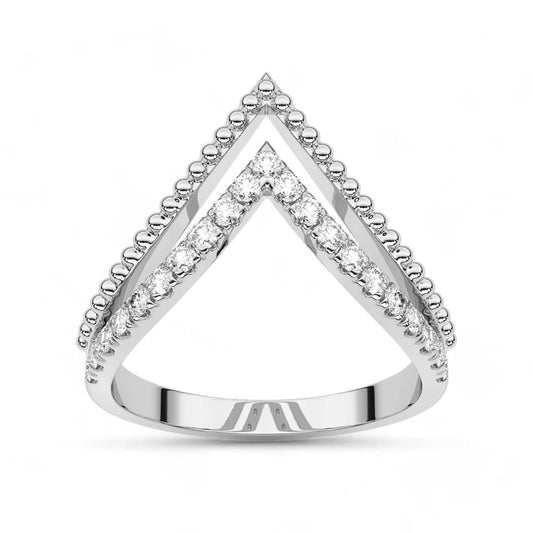 Vintage Chevron Milgrain