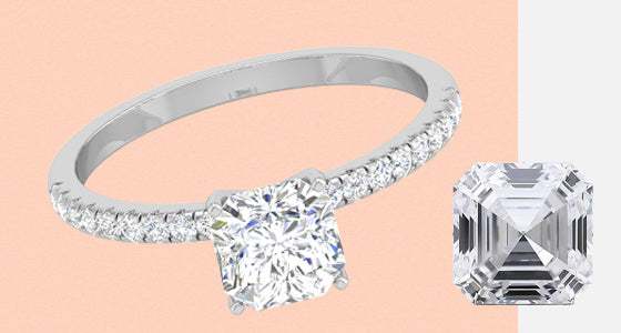 Asscher Shaped Diamonds