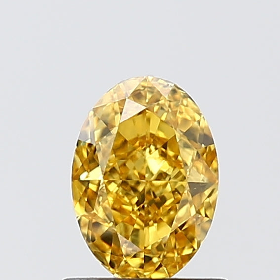 Oval 1.19ct Fancy Vivid Yellowish Orange VS1