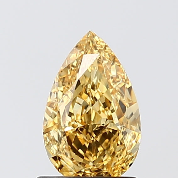 Pear 1.23ct Fancy Vivid Yellowish Orange VS1