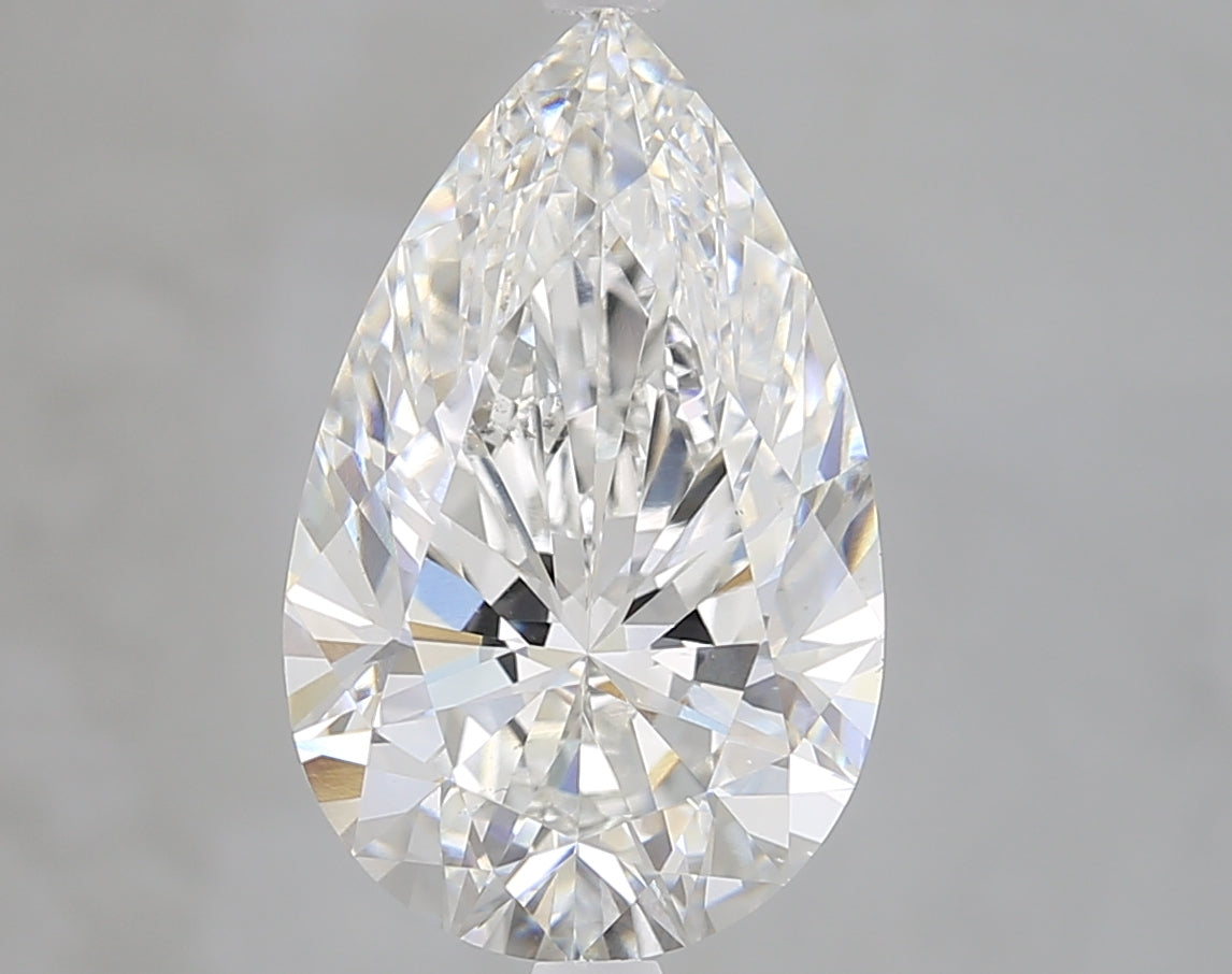 Pear 5.09ct F VVS2